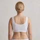 Топ від Lirina Rose 30567 8XL білий (натуральна тканина, застібки спереду, рубчик, широкі бретелі, кнопки) - изображение 2