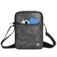 Сумка WIWU Salem Crossbody з регульованим ременем та вологозахистом для документів чоловіча сумка через плече Чорний - зображення 2