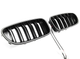 Ноздри решетка радиатора M-Look LED (чёрный глянец) для BMW 5 серия F10/F11 2010–2016 гг - изображение 3