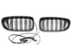Ноздри решетка радиатора M-Look LED (чёрный глянец) для BMW 5 серия F10/F11 2010–2016 гг - изображение 4
