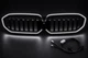 Ноздри решетка радиатора 1-Bar LED черный глянец для BMW 3 серия G20/G21 2022+ - изображение 2