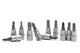 Набор бит MASTERTOOL ¼" PH1-2-3, PZ1-2-3, HEX3-4-5-6-7, CrV, 11 шт - изображение 4