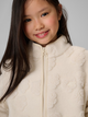 Куртка для дівчаток 4F regular sherpa fleece 152 Бежевий 4FJWAW26TFLEF494-11S - изображение 4