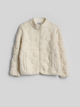 Куртка для дівчаток 4F regular sherpa fleece 152 Бежевий 4FJWAW26TFLEF494-11S - изображение 5