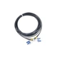Оптичний патчкорд LC/UPC-LC/UPC, Multimode (50/125, OM3), LSZH, Duplex, Black, 5m Eserver (ES-LC-LC/UPC-5-MM-D) - зображення 2