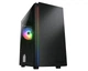 Ігровий корпус, 1*120mm ARGB, вентилятори передвстановлені, Mini ITX / Micro ATX, скляне вікно (Purity RGB (Black)) - изображение 1