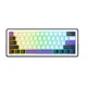 Клавиатура Hator Hellyberry HK60 Mechanical Linear RGB Wireless/Bluetooth/USB UA White/Violet (HK60_wireless) - изображение 1