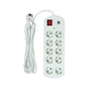 Сетевой фильтр питания PowerPlant 5м, 10 розеток, USB, євро, 100% мідь (YS-N6065/5) (EX610556) - изображение 2