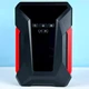 Пускозарядное устройство для авто Бустер J16 39800mah 1800A с функцией Павербанка USB+Type-C и Компрессора, LED фонарик Черно-красный - изображение 4