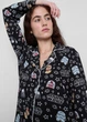 Пижамная рубашка Primark boyfriend pyjamas long sleeve S для дома и сна Черный (10333) - изображение 2