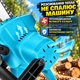 Бесщеточная аккумуляторная цепная электропила 48V на 2-х аккумуляторах для дома, дачи и пилки деревьев 12 дюймов - изображение 4