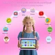 Детский планшет с чехлом 7" 32 ГБ Android, Wi-Fi, GMS, родительский контроль, противовоударный розовый - изображение 3