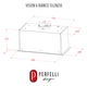 Вытяжка PERFELLI DESIGN VISION 6 BIANCO SILENZIO - изображение 19