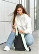 Жіночий міський рюкзак Sambag Zard Urban м'ятний з екошкіри з відділенням для ноутбука 71327 - зображення 6