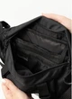 Велика жіноча поясна сумка бананка з поліестеру міська Sambag DynamicDart трансформер, чорна 60506 - зображення 10