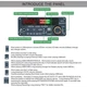 Модуль bluetooth (с усилителем 200 ватт) индикатор, караоке,mp-3,usb,cd,fm,aux - изображение 8