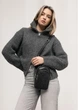 Сумка для телефона Sambag Modena черная с принтом крокодила 19x11x3 см эко-кожа кросс-боди Sambag 55176 - изображение 11