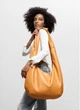 Жіноча сумка Sambag HOBO WEAVE помаранчева містка міська з екошкіри для ноутбука 15.6 дюйма 62281 - зображення 12