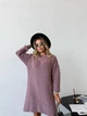 Сукня міді вільного крою RITA, колір Темна пудра розмір One Size - зображення 8