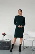 Жіноча вʼязана сукня CHERRY, колір Смарагд розмір One Size - изображение 1