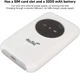 Портативний 4G LTE Wi-Fi роутер MIFI з SIM-картою зі швидкістю до 300 Мбіт/с 3200 мАг підключення до 10 пристроїв (SKU-524) - зображення 3