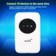 Портативний 4G LTE Wi-Fi роутер MIFI з SIM-картою зі швидкістю до 300 Мбіт/с 3200 мАг підключення до 10 пристроїв (SKU-524) - зображення 6