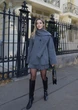 Пальто жіноче коротке COS double-faced wool scarf short jacket 1293753002 XXS Сірий - зображення 9
