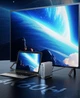 Хаб Док станция Deepfox-2606 15 в 1 с поворотной подставкой USB Type-C концентратор для ноутбука компьютера 15 портов - изображение 5