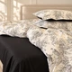 Простынь на резинке MirSon 80x200+25 см 00-8 Black Flowers поплин (2200009708091) - изображение 4
