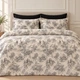 Простирадло на резинці MirSon 120x200+25 см 00-8 Black Flowers поплін (2200009708152) - зображення 6