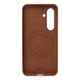 Защитный чехол Leather Case with MagSafe для Samsung S24 коричневый - изображение 3