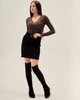 Ботфорти демі Anna Lucci 3217737 чорні замша велюр 41 - зображення 2