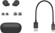 Наушники Sony WF-C710N беспроводные Bluetooth 5.3 с активным шумоподавлением Черные (WFC710NB.E) - изображение 6