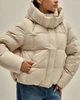 Куртка пуховик CLASNA 327978 молочний M - изображение 3