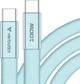 Kabel Verbatim USB Type-C - Type-C M/M 100W 1.2 m Blue (023942302766) - obraz 2