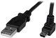 Kabel StarTech USB Type A - Mini-USB B Up Angled M/M 1 m Black (USBAMB1MU) - obraz 1