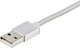 Kabel StarTech USB Type A - Lightning/Micro-USB/Type-C M/M 1 m Silver (LTCUB1MGR) - obraz 2