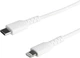 Kabel StarTech USB Type-C - Lightning M/M 1 m White (RUSBCLTMM1MW) - obraz 1