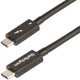 Kabel StarTech Thunderbolt 4 USB Type-C - Type-C M/M 0.5 m Black (TBLT4MM50CM) - obraz 1