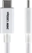 Kabel StarTech Thunderbolt 5 USB Type-C - Type-C M/M 1 m White (TBLT5MM1M240WWH) - obraz 2