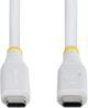 Кабель StarTech USB4 Type-C - Type-С M/M 40 Gbit/s 1 m White (CC1M40GUSB4TPW) - зображення 4