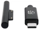 Kabel Manhattan USB Type-C - Surface Connect M/M 1.8 m Black (0766623353632) - obraz 3