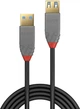 Кабель Lindy Anthra USB Type A - Type A M/F 2 m Black (4002888367622) - зображення 2