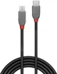Kabel Lindy Anthra USB Type-C - Micro-USB B M/M 0.5 m Black (4002888368902) - obraz 2