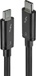 Kabel Lindy Thunderbolt 3 USB Type-C - Type-C M/M 0.5 m Black (4002888415552) - obraz 1