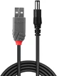 Kabel Lindy USB Type A - DC 5.5/2.1 mm M/M 1.5 m Black (4002888702683 / 5054484672685) - obraz 2