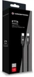 Кабель Conceptronic USB Type-C - Type-C M/M 0.48 Gbit/s 1.2 m Black (ETTA03B12) - зображення 3