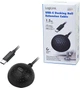 Kabel Logilink Docking Ball USB Type-C - Type-C M/F 1.5 m Black (4052792076455) - obraz 4