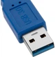 Kabel Techly USB Type A - Type A M/F 3 m Blue (ICOC U3-AA-30-EX) - obraz 5