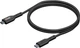 Kabel Club 3D USB Type-C - Micro-USB B M/M 1 m Black (CAC-1526) - obraz 1